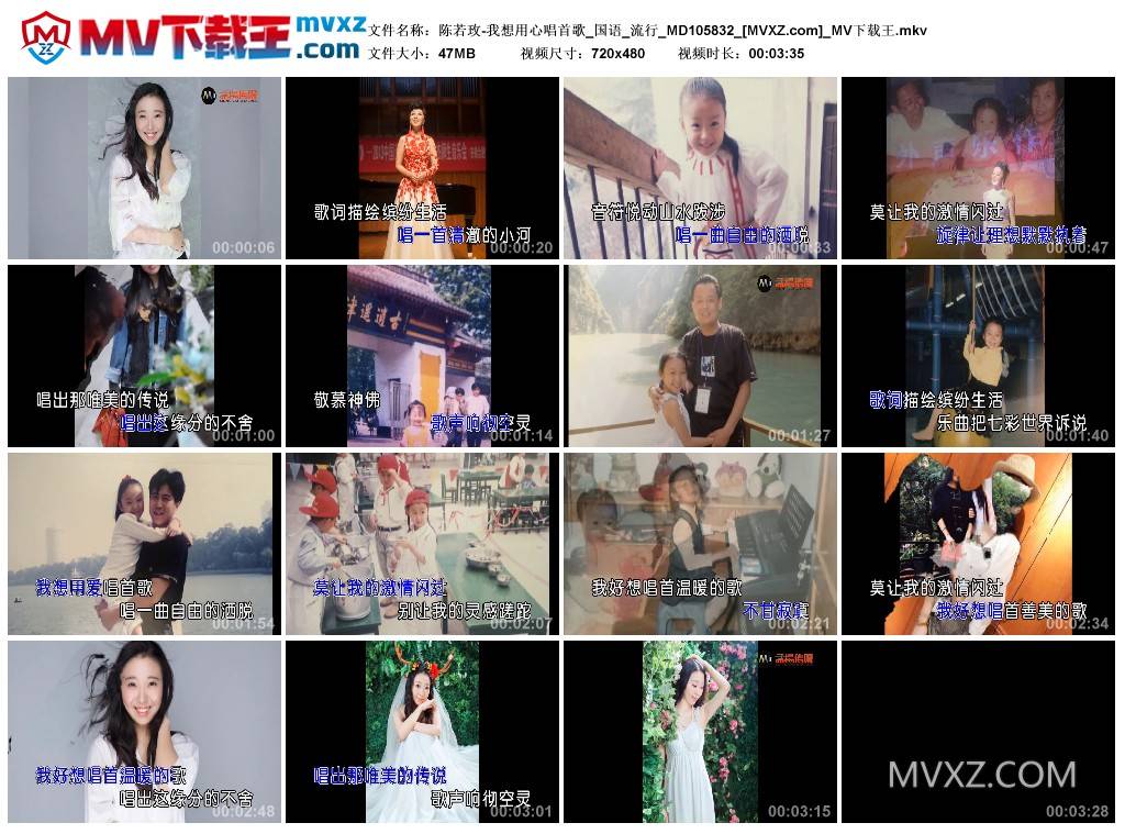 陈若玫-我想用心唱首歌_国语_流行_MD105832